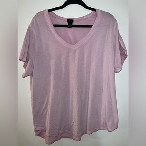 Rue21+ Pink Short-Sleeve Top, Size: 1X
